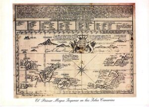 El Primer Mapa Impreso en las Islas Canarias. 1786.