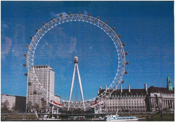 El «London Eye» es ligeramente más rápido que una tortuga