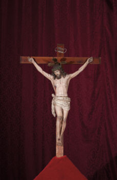 El Cristo del Naufragio rescatado del vapor Flachat en las costas de Taganana