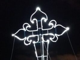 Cruz de Santiago en el risco de la Altura de Paso Alto Personalizado