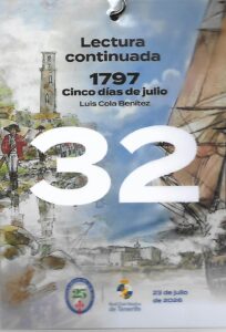 Lectura continuada de la novela «1797. Cinco días de julio» de Luis Cola