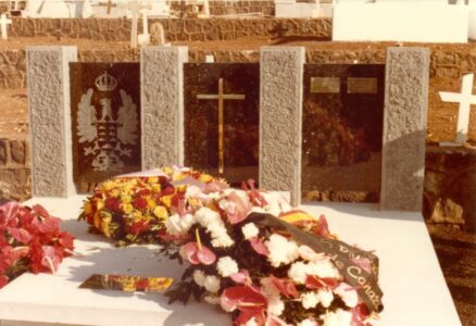 Año 1981. Desde San Rafael y San Roque a Santa Lastenia. Traslado de los restos de dos Capitanes Generales.